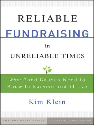 Reliable Fundraising in Unreliable Times - ebook